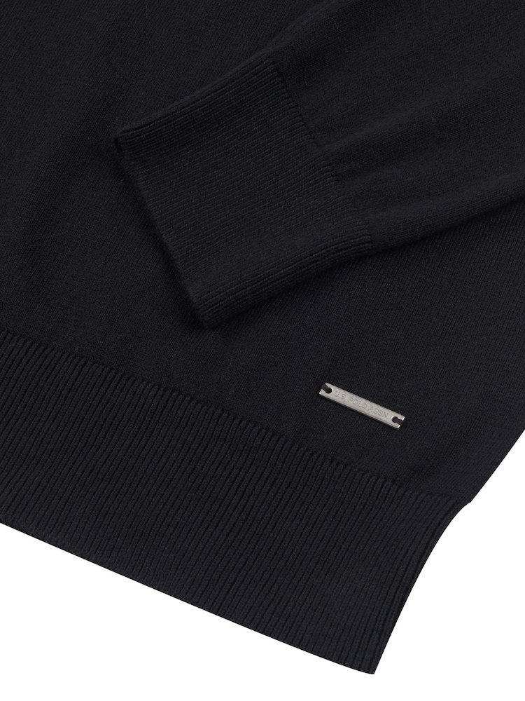 U.S. Polo Assn. Black Turtleneck Mens Jumper - Image 9 of 9