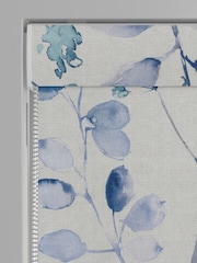 Blue Isla Floral Blue Made to Measure Roman 100% Cotton Blind - Image 3 of 6