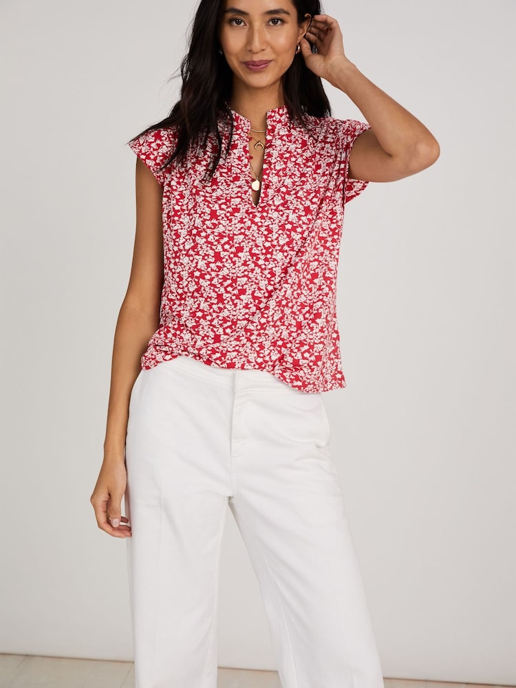 Baukjen Red Joyce Blouse with Lenzing™ Ecovero™ - Image 1 of 6