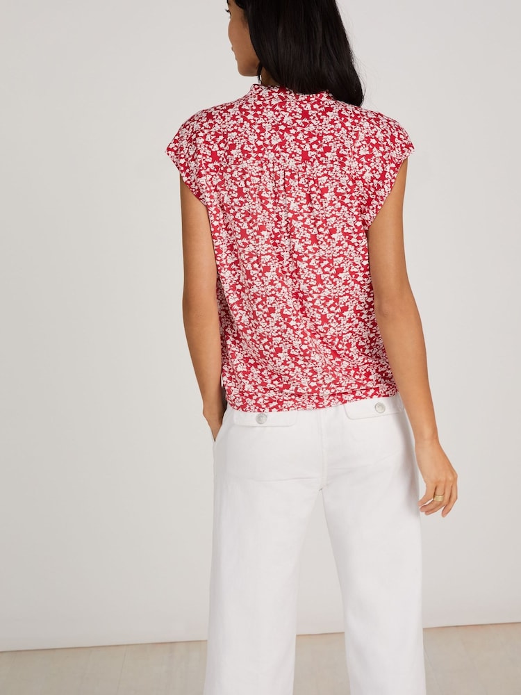 Baukjen Red Joyce Blouse with Lenzing™ Ecovero™ - Image 2 of 6