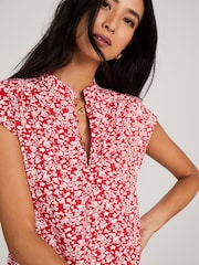 Baukjen Red Joyce Blouse with Lenzing™ Ecovero™ - Image 4 of 6