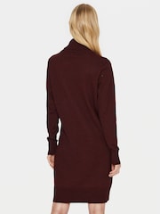 Saint Tropez Red Mila Rollneck Knee Length Knit Dress - Image 2 of 5