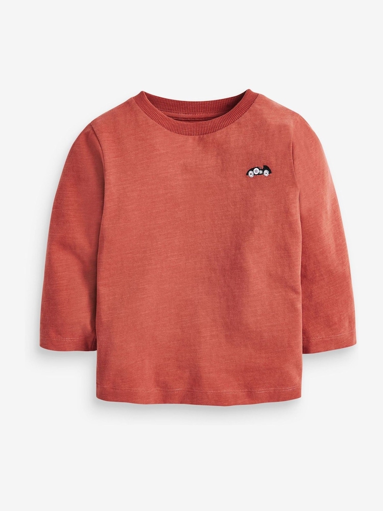 Mineral Long Sleeve T-Shirts 5 Pack (3mths-7yrs) - Image 4 of 8