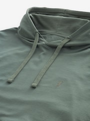 Grün - Leichter Oversize-Hoodie mit Reißverschluss - Bild 9 von 10