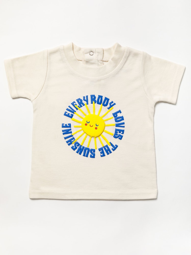 Lily & Jack Blue Cotton Blend T-Shirt and Shorts Set - Image 2 of 3