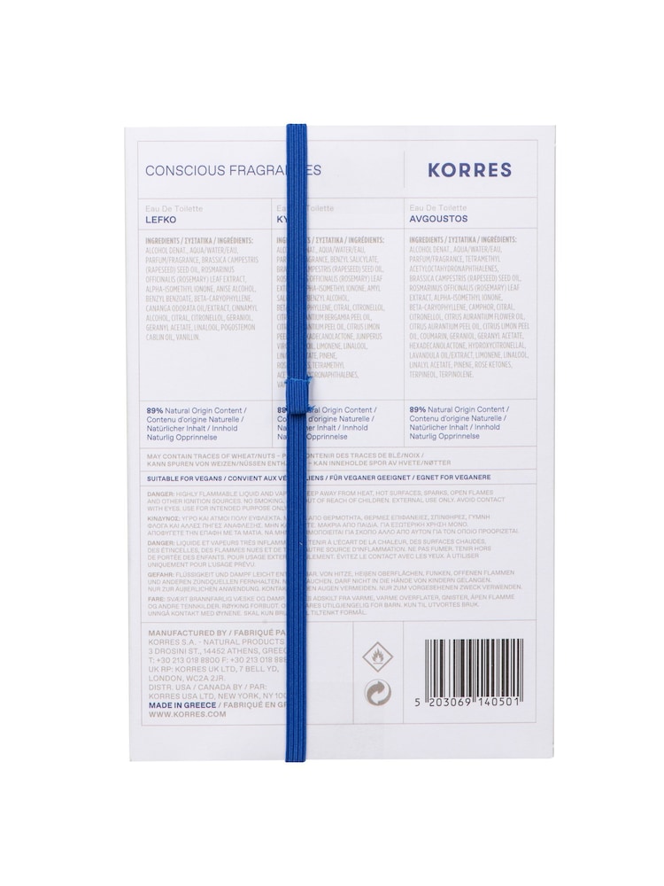 Korres The Greek Collection Eau de Toilette Fragrance Gift Set - Image 3 of 3 Korres The Greek Collection Eau de Toilette Fragrance Gift Set - Image 3 of 3