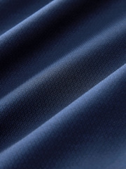 Navy Blue Regular Fit Signature 100% Cotton Kurta - Image 7 of 7