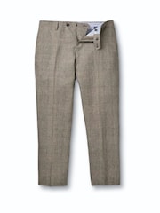 Charles Tyrwhitt Brown Linen Trousers - Image 9 of 10