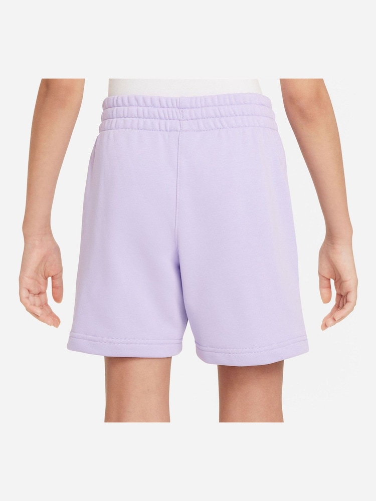 Пурпурный - Шорты с флисовой изнанкой Nike Club - Image 2 of 6