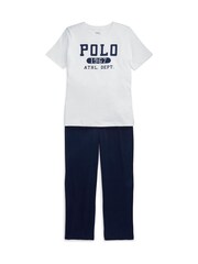 Polo Ralph Lauren Blue Logo Top  And Trousers Set - Image 1 of 4