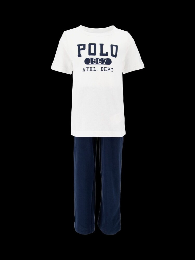 Polo Ralph Lauren Blue Logo Top  And Trousers Set - Image 2 of 4