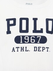 Polo Ralph Lauren Blue Logo Top  And Trousers Set - Image 4 of 4