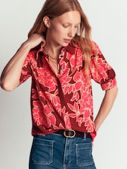 Boden Pink Penelope Viscose Top - Image 2 of 5