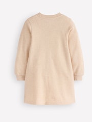 Boden Cream Ida Sweatshirt Appliqué Dress - Image 2 of 3