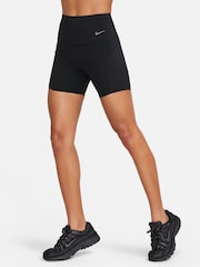 Nike Black Universa High Waisted 5 Cycling Shorts - Image 3 of 9