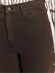 Boden Brown High Rise Wide Leg Jeans - Image 2 of 6