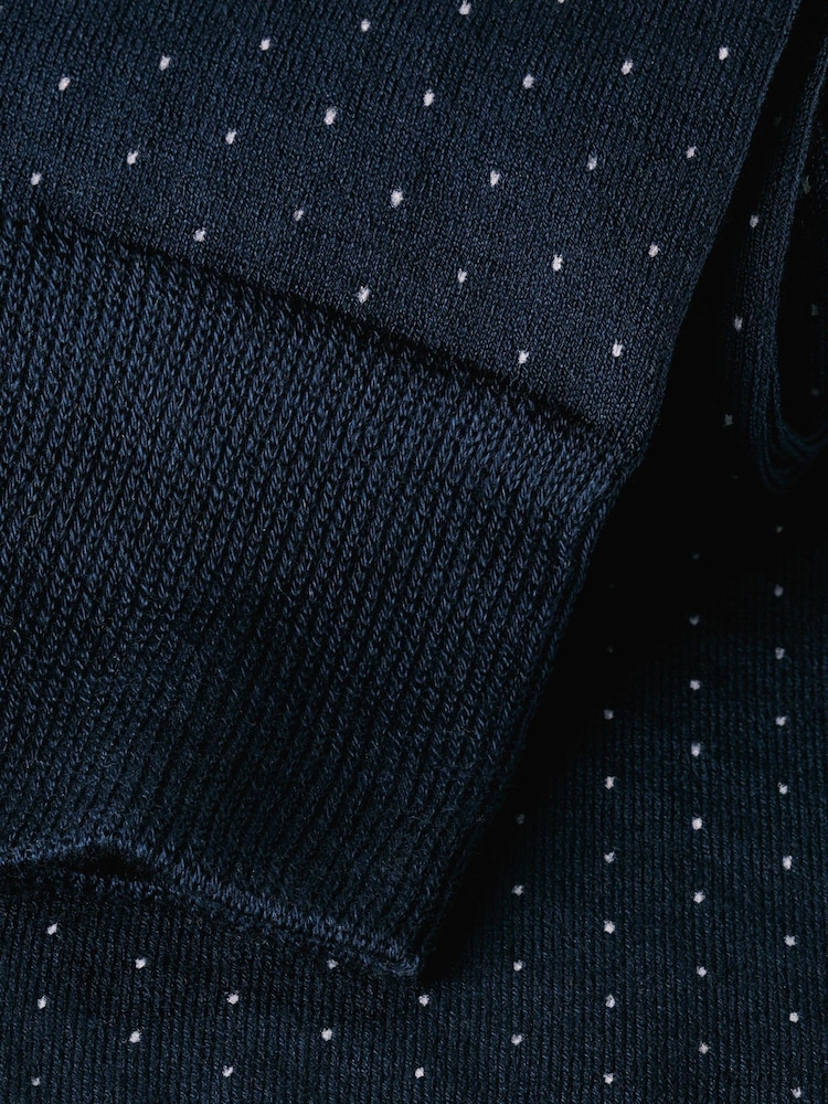 Charles Tyrwhitt Blue Micro Dash Socks - Image 2 of 2