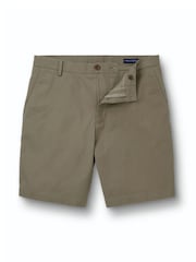 Charles Tyrwhitt Green Cotton Stretch Shorts - Image 4 of 5