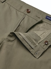 Charles Tyrwhitt Green Cotton Stretch Shorts - Image 5 of 5