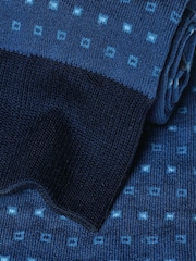 Charles Tyrwhitt Blue Micro Square Socks - Image 1 of 2