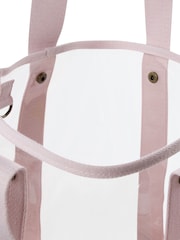 Polo Ralph Lauren Pink Pony Logo PU Tote Bag With Pouch - Image 6 of 7