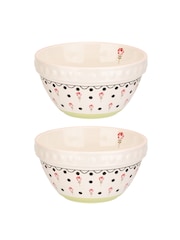 Cath Kidston Cream Ceramic Prep Bowl Set of 2 - Image 3 of 4