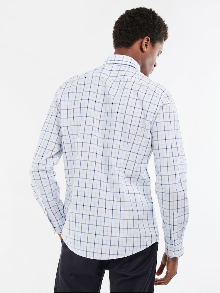 Barbour® White Bradwell Tattersall Check Shirt - Image 2 of 5