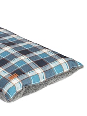FatFace Blue 100% Cotton Fleece Check Deep Duvet - Image 3 of 3