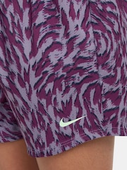 Пурпурный - Шорты с завышенной талией Nike One - Image 1 of 6
