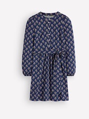 Boden Blue Adele Belted Jersey Dress - Image 6 of 6