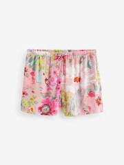 Pink Floral Vest Short Pyjamas Set - Image 7 of 8