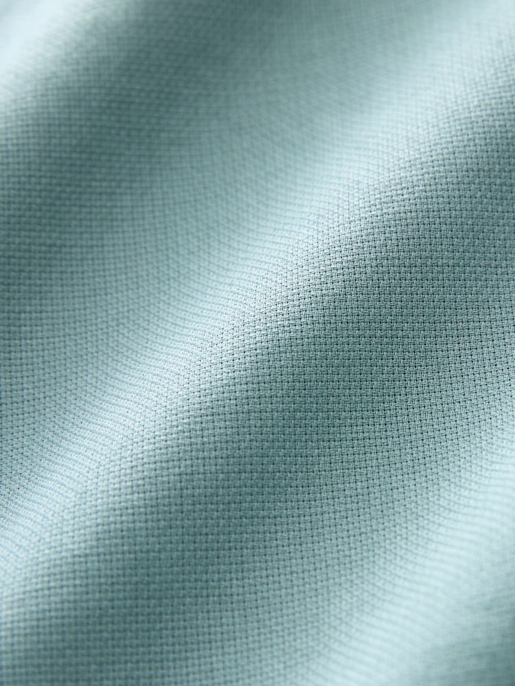 Blue Soft Touch Long Sleeve 100% Cotton Oxford Shirt - Image 7 of 7