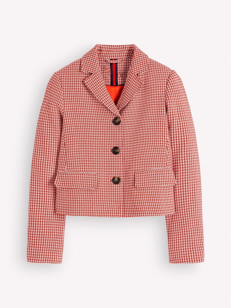 Boden Pink Dartmouth Cotton Blazer - Image 1 of 6 Boden Pink Dartmouth Cotton Blazer - Image 1 of 6