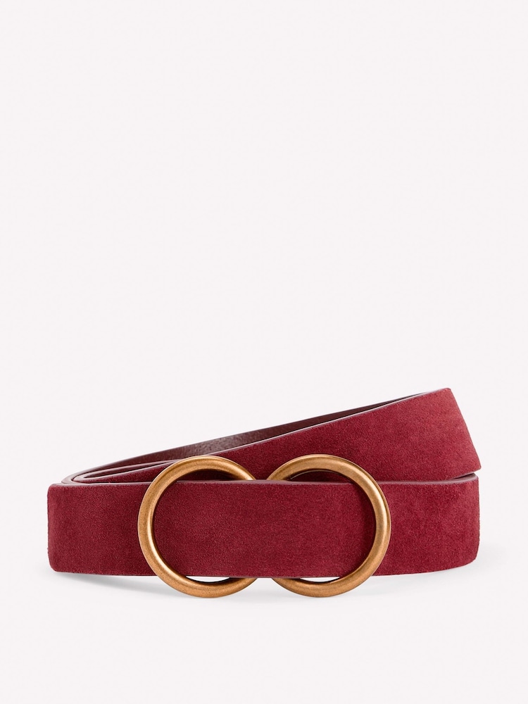 Boden Red Double Ring Belt - Image 3 of 3