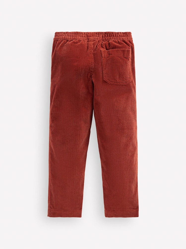 Boden Brown Pull-on Cord Trousers - Image 2 of 3 Boden Brown Pull-on Cord Trousers - Image 2 of 3