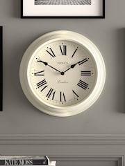 Jones Clocks Grey A Classic Wall Clock - Image 1 of 4
