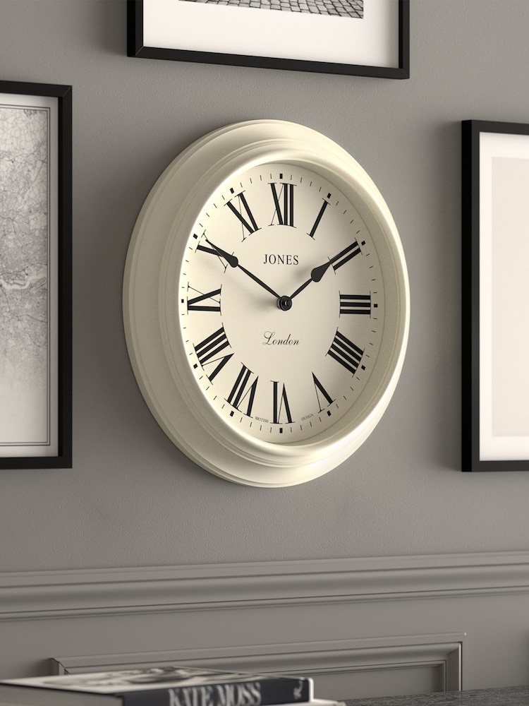 Jones Clocks Grey A Classic Wall Clock - Image 4 of 4