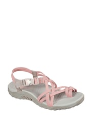 Skechers Pink Reggae Irie Mon Sandals - Image 3 of 5