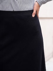 Roman Black A-Line Pull On Stretch Skirt - Image 4 of 4