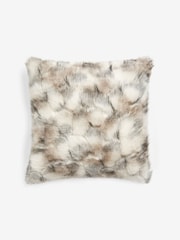 Monochrome Baxter Faux Fur Cushion - Image 3 of 5