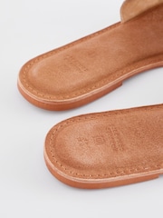 Metallic Forever Comfort® Leather Beaded Mules - Image 5 of 6
