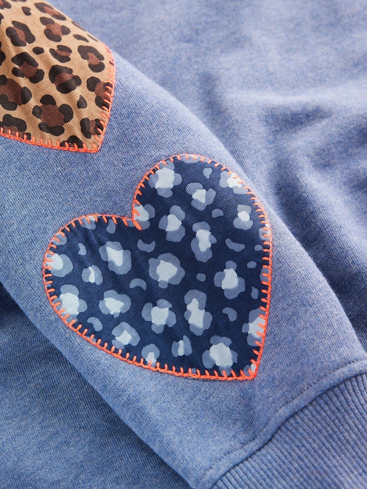 Boden Blue Ami Relaxed Sweatshirt Dress - Image 3 of 3