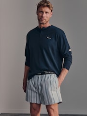Belstaff Lounge Long Sleeve Henley T-Shirt - صورة 2 من 4
