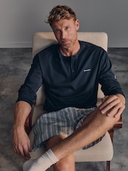 Belstaff Lounge Long Sleeve Henley T-Shirt - صورة 3 من 4