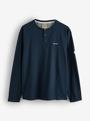 Belstaff Lounge Long Sleeve Henley T-Shirt - صورة 4 من 4