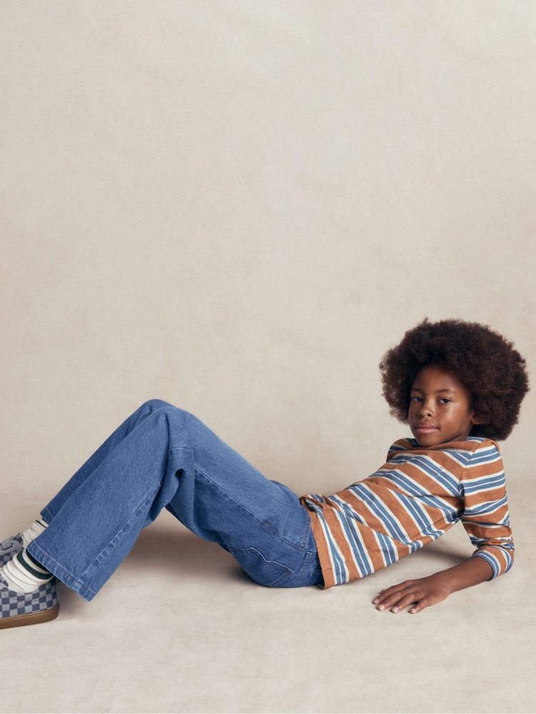 Boden Blue Easy Straight Jeans - Image 2 of 8 Boden Blue Easy Straight Jeans - Image 2 of 8