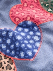 Boden Blue Puff Sleeve Appliqué  T-Shirt - Image 3 of 3