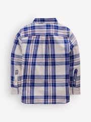 Boden Blue Cosy Cotton Check Shirt - Image 2 of 3