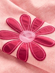 Boden Pink Puff Sleeve Appliqué  T-Shirt - Image 3 of 3