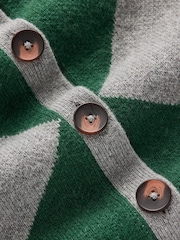 Boden Green Jemma Jacquard Knit Cardigan - Image 6 of 6